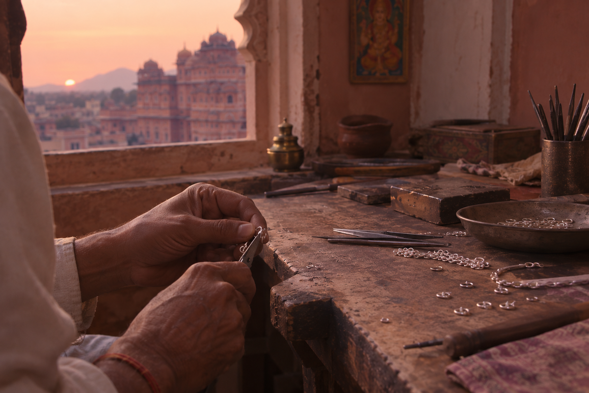 A small studio with a lot of opinions about clasps.