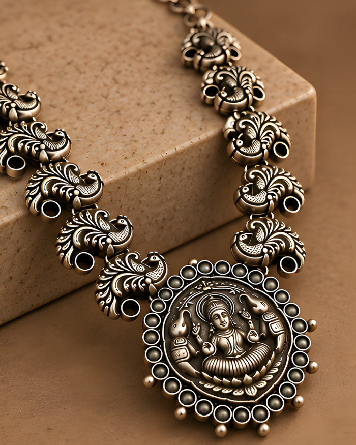 Pink City Lotus Necklace