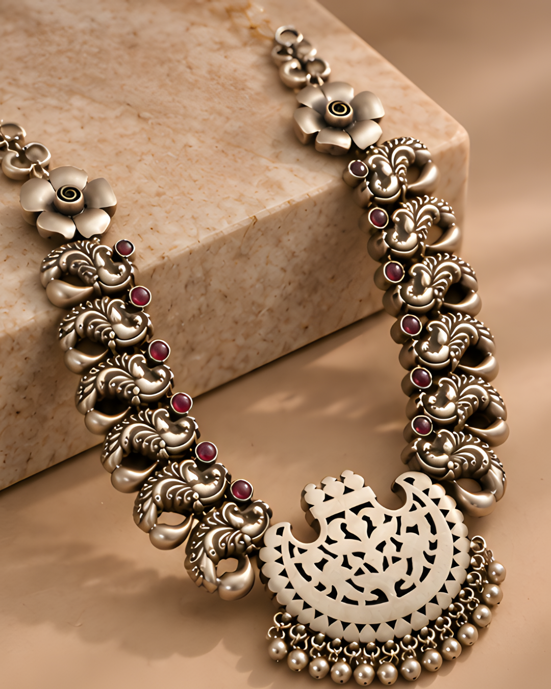 Pink City Sun Medallion