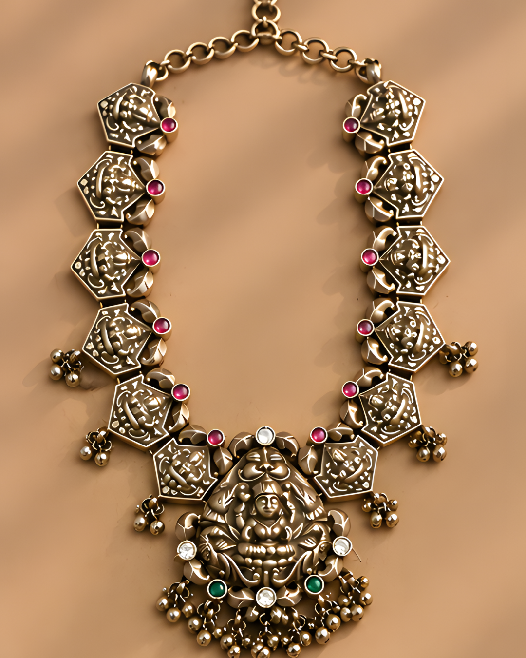 Ganesha Gulabi Necklace