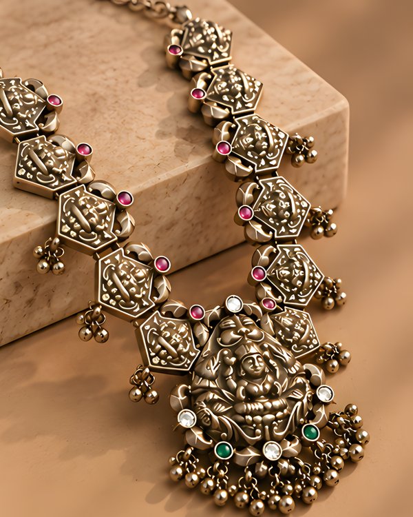 Ganesha Gulabi Necklace