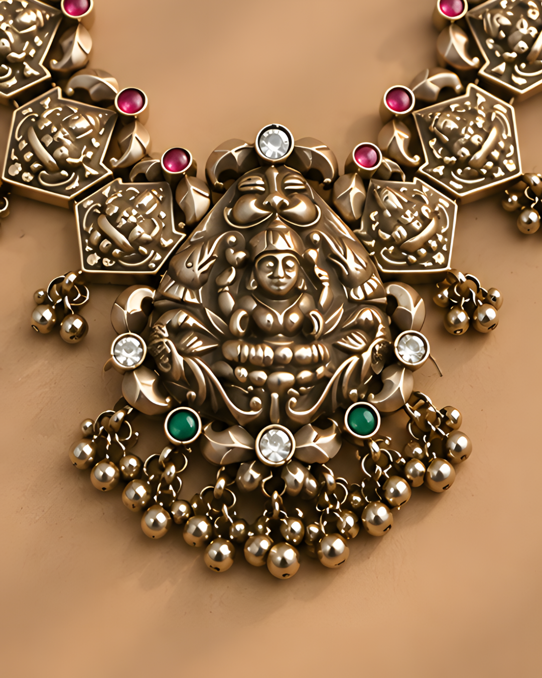 Ganesha Gulabi Necklace